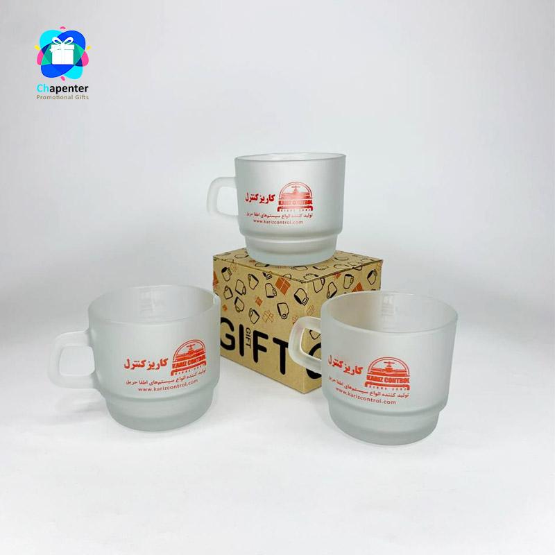 1_.فنجان شیشه ای 102 تبلیغاتی